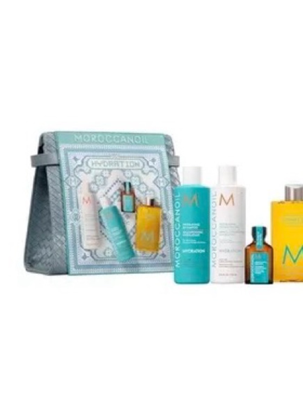 Moroccanoil Hydration & Shine Gift Set - Teal, Yellow